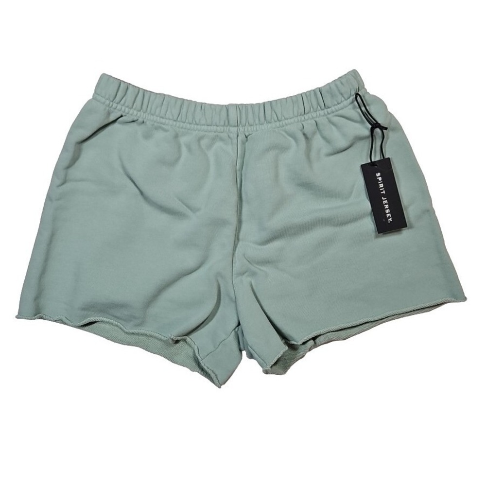 Spirit Jersey Womens Light‎ Green Lounge Sweat Shorts Size Small - NWT